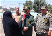 بسیج سازندگی البرز در کنار مردم آسیب دیده از حمله موشکی به کرج