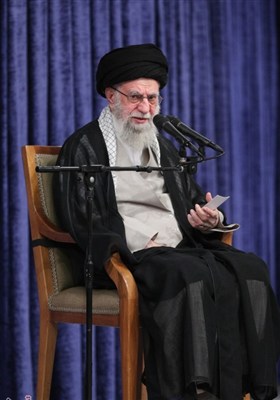 عزاداری شهادت امام رضا (ع) با حضور رهبر معظم انقلاب