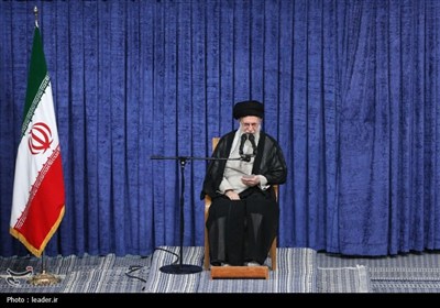 عزاداری شهادت امام رضا (ع) با حضور رهبر معظم انقلاب
