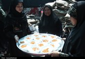 خدمت رسانی در قلب مسیر پیاده روی به مشهد الرضا(ع)