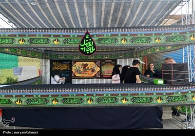 خدمت رسانی در قلب مسیر پیاده روی به مشهد الرضا(ع)