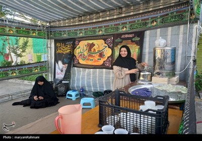 خدمت رسانی در قلب مسیر پیاده روی به مشهد الرضا(ع)