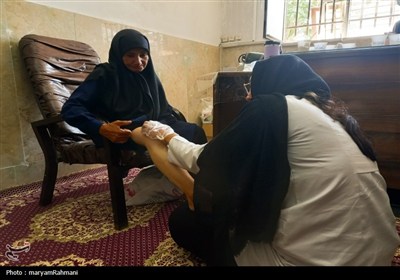 خدمت رسانی در قلب مسیر پیاده روی به مشهد الرضا(ع)