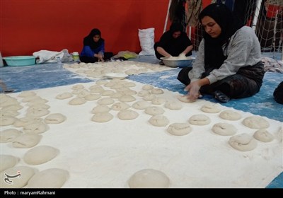 خدمت رسانی در قلب مسیر پیاده روی به مشهد الرضا(ع)