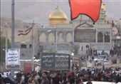 پیادهروی 17 کیلومتری مردم دشتستان در آخرین روز ماه صفر