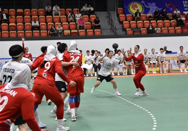 Iran Loses to S. Korea at 2025 Asian Women’s Junior Handball Championship