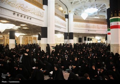 عزاداری ظهر شهادت امام رضا(ع) در حرم بانوی کرامت