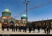 زیارتگاه ابناء موسی ابن جعفر (ع) میزبان عزاداران امام رضا (ع)