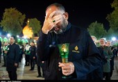 لالهگردانی خادمان شاهچراغ (ع) در سوگ شهادت امام رضا (ع)