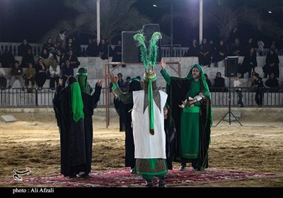 تعزیه‌خوانی کرمانی‌ها در سوگواره کشوری بوشهر
