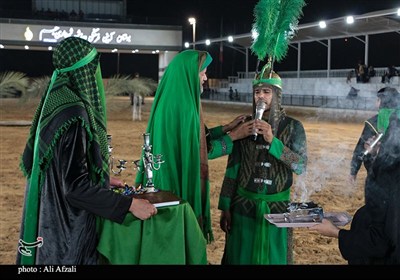 تعزیه‌خوانی کرمانی‌ها در سوگواره کشوری بوشهر