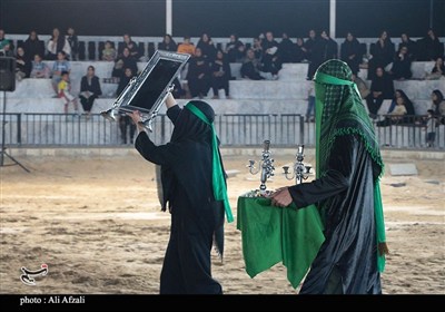 تعزیه‌خوانی کرمانی‌ها در سوگواره کشوری بوشهر