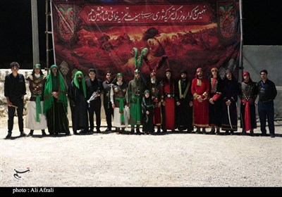 تعزیه‌خوانی کرمانی‌ها در سوگواره کشوری بوشهر