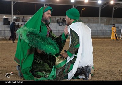 تعزیه‌خوانی کرمانی‌ها در سوگواره کشوری بوشهر