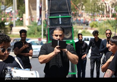 عزاداری دسته جات عزاداری در حرم امام زادگان جوپار