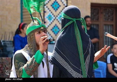 طنین شیپور تعزیه در آستان مقدس ابناء موسی بن جعفر(ع)