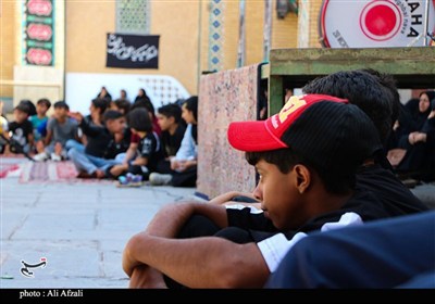 طنین شیپور تعزیه در آستان مقدس ابناء موسی بن جعفر(ع)