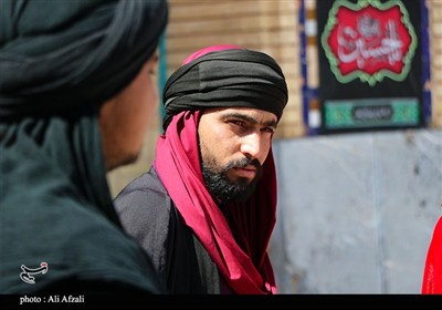 طنین شیپور تعزیه در آستان مقدس ابناء موسی بن جعفر(ع)