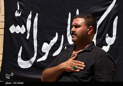 طنین شیپور تعزیه در آستان مقدس ابناء موسی بن جعفر(ع)