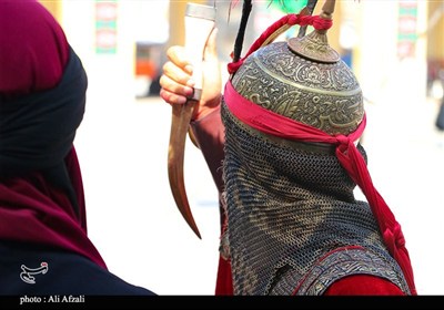 طنین شیپور تعزیه در آستان مقدس ابناء موسی بن جعفر(ع)