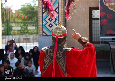 طنین شیپور تعزیه در آستان مقدس ابناء موسی بن جعفر(ع)