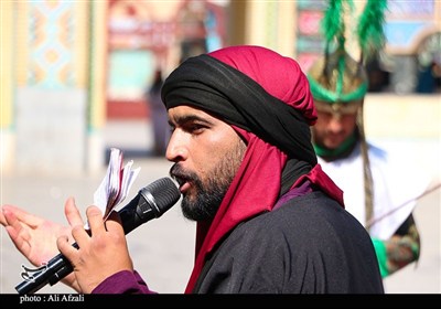 طنین شیپور تعزیه در آستان مقدس ابناء موسی بن جعفر(ع)