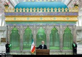 تجدید میثاق رئیس جمهور و اعضای هیئت دولت چهاردهم با آرمانهای امام راحل