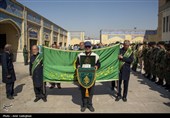 تشییع پیکر شهید مدافع امنیت در حرم مطهر حضرت شاهچراغ (ع)