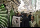 تشییع پیکر شهید مدافع امنیت در حرم مطهر حضرت شاهچراغ (ع)