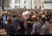 تشییع پیکر شهید مدافع امنیت در حرم مطهر حضرت شاهچراغ (ع)