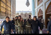 تشییع پیکر شهید مدافع امنیت در حرم مطهر حضرت شاهچراغ (ع)