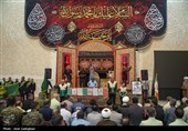 تشییع پیکر شهید مدافع امنیت در حرم مطهر حضرت شاهچراغ (ع)