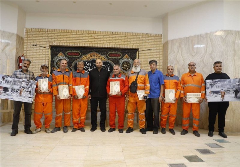 تجلیل از پاکبانان جهادگر دوران دفاع مقدس 12 روزه