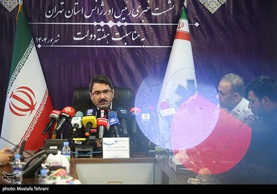 نشست خبری رییس اورژانس استان تهران