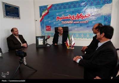 حضور مدیرکل میراث فرهنگی، گردشگری اردبیل و مدیرعامل شرکت کشت و صنعت پارس در دفتر خبرگزاری تسنیم