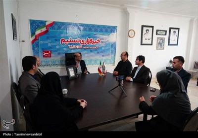 حضور مدیرکل میراث فرهنگی، گردشگری اردبیل و مدیرعامل شرکت کشت و صنعت پارس در دفتر خبرگزاری تسنیم