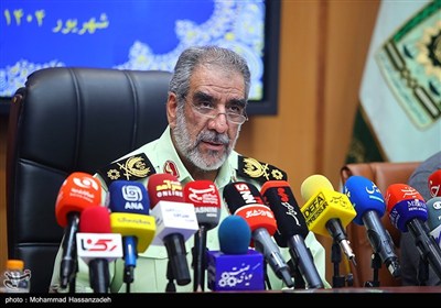 نشست خبری فرماندهی انتظامی تهران بزرگ