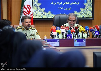 نشست خبری فرماندهی انتظامی تهران بزرگ