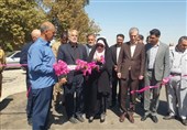 افتتاح راه 3000 متری حسین‌آباد قاجار در پاکدشت