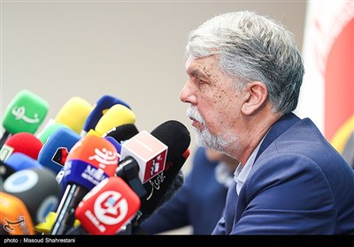نشست خبری وزیر فرهنگ و ارشاد اسلامی