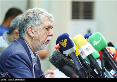 نشست خبری وزیر فرهنگ و ارشاد اسلامی