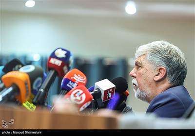 نشست خبری وزیر فرهنگ و ارشاد اسلامی