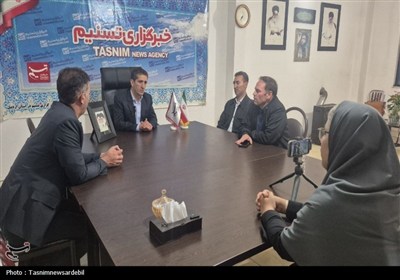 حضور فرماندار شهرستان سرعین در دفتر خبرگزاری تسنیم اردبیل