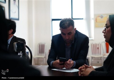حضور فرماندار شهرستان سرعین در دفتر خبرگزاری تسنیم اردبیل