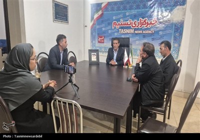 حضور فرماندار شهرستان سرعین در دفتر خبرگزاری تسنیم اردبیل