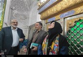 بازدید. معاون صنایع دستی کشور از آستان قیدار نبی(ع)