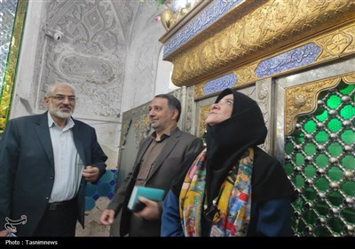 بازدید. معاون صنایع دستی کشور از آستان قیدار نبی(ع)