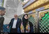 بازدید. معاون صنایع دستی کشور از آستان قیدار نبی(ع)