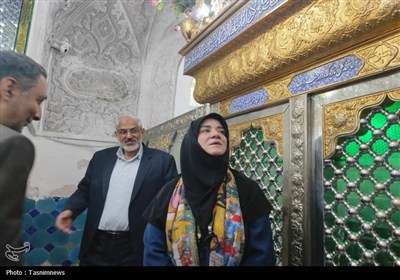 بازدید. معاون صنایع دستی کشور از آستان قیدار نبی(ع)
