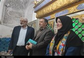 بازدید. معاون صنایع دستی کشور از آستان قیدار نبی(ع)
